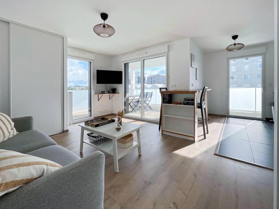 Perle De Baud - Centre - Luxueux - Fitness Appartement Rennes Buitenkant foto