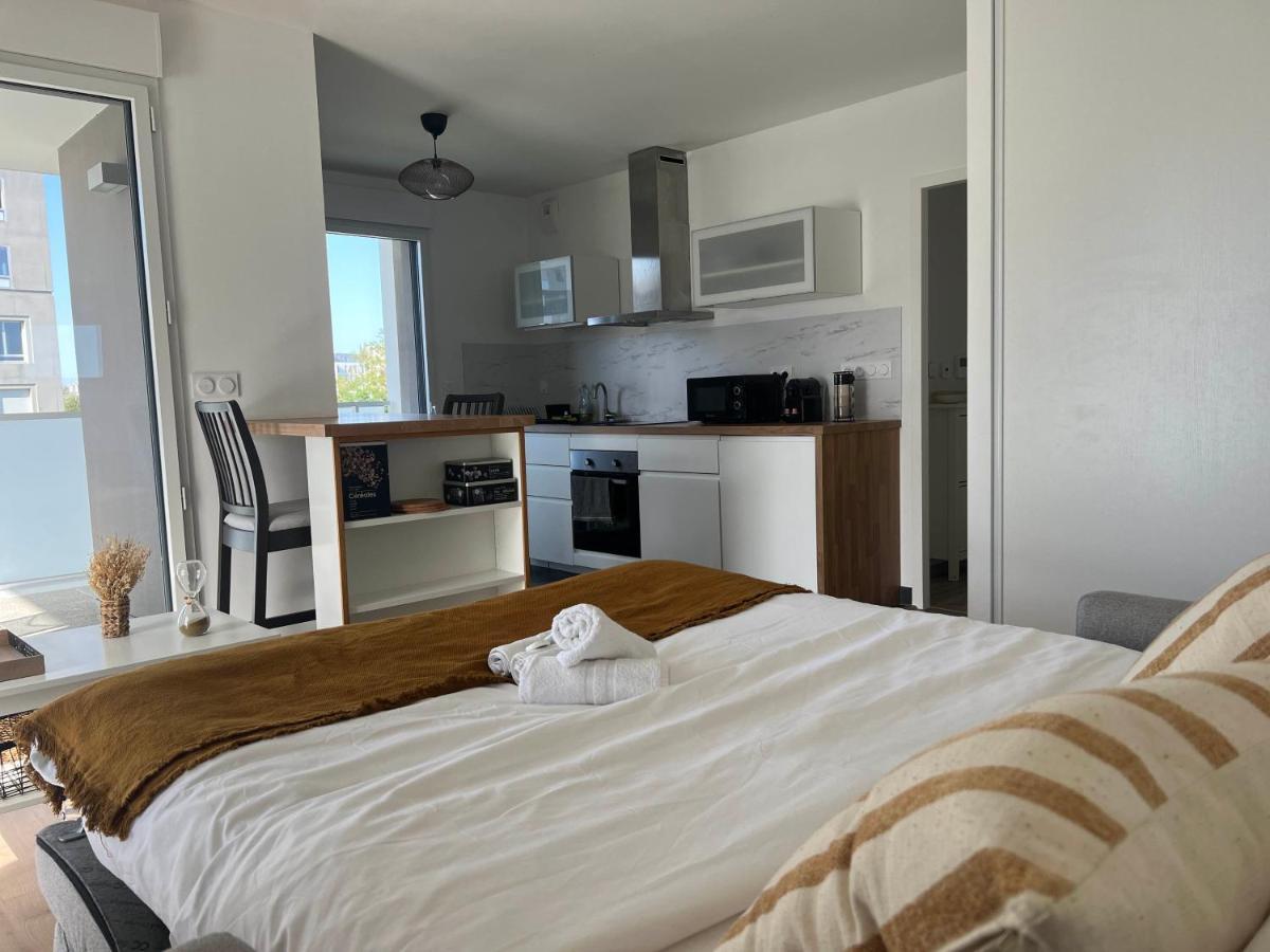 Perle De Baud - Centre - Luxueux - Fitness Appartement Rennes Buitenkant foto